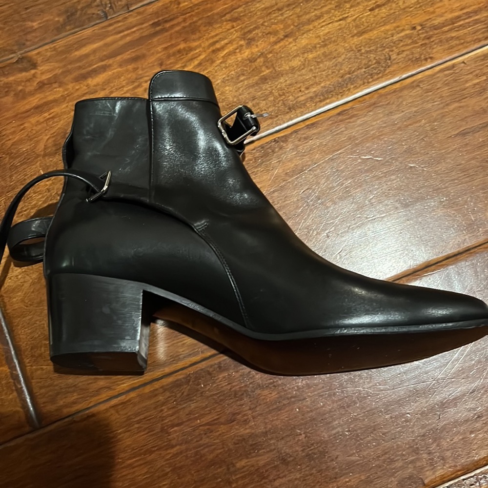 Saint Laurent Black Boots With Heel - Picture 13 of 14